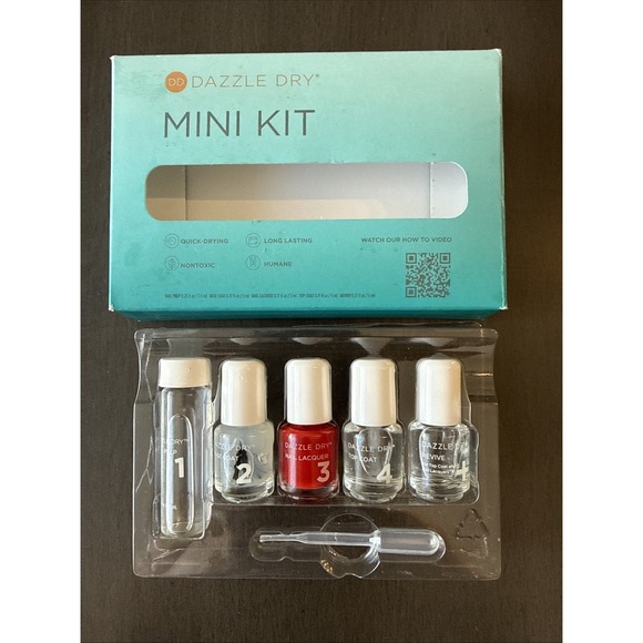 Dazzle Dry Mini Kit 4 Step System - Red Hot Chili, True Red! RR701 - Picture 2 of 10